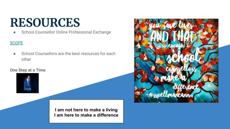 School Counselling and Technology Collaboration the difference you can make